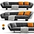 Segno Lounge Sofa: Sleek Design, Optimum Comfort 3D model small image 4