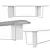 Modern Plinto Meridiani Table 3D model small image 3