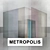 FACTURA METROPOLIS: Stylish Vinyl Wallpaper 3D model small image 1