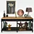 Fullhouse Loft Console with Decorative Set 3D model small image 1