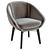 Sleek & Stylish Minotti Asy Chair 3D model small image 1
