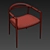 Modern Sola Arm Chair: Award-Winning Design 3D model small image 4