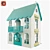Woodlines Arina Dollhouse: Interactive Design, Turbo Smooth, 60x50x40 cm 3D model small image 4