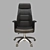 Italian Office Chair Eleganza 3D model small image 3
