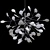 Elegant EVITA SP36 White Pendant 3D model small image 2