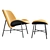 Elegant Comfort: Pode Nihan Armchair 3D model small image 2