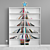 Festive Bookshelf Tree 3D model small image 1