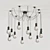 Penny Lane Swag Crystal Chandelier 3D model small image 1