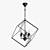 Modern Cage Pendant Light 3D model small image 1