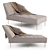 Elegant Kravet Madame Sofa 3D model small image 1