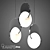 Sunrise B Chandelier: Elegant & Modern 3D model small image 1