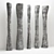 Decorative Rock Stone Column: Elegant and Versatile 3D model small image 2