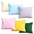 Cozy Decorative Pillows 3D model small image 1