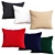 Cozy Comfort Pillows Set 3D model small image 1