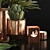 Elegant H&M Home Decor Set 3D model small image 4