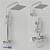 Ultimate Shower Set: A17702 3D model small image 1