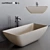 Luxury Quadra Freestanding Bathtub 3D model small image 1