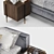 Modern Frigerio Taylor Bed Set 3D model small image 4
