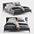 Modern Frigerio Taylor Bed Set 3D model small image 6