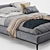 Modern Frigerio Taylor Bed Set 3D model small image 8