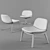 Calligaris College Lounge Chair 3D model small image 7