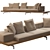 Contemporary Dock Sofa: Stylish and Versatile 3D model small image 2