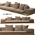 Luxury Dock Sofa: Stylish Elegance 3D model small image 1