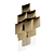 Sleek Mondrian Wall Lamp 3D model small image 2