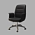 Elegant Italian Office Chair 3D model small image 1