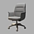 Elegant Italian Office Chair 3D model small image 2