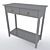 Elegant Jasmine Gray Console Table 3D model small image 2