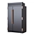 True 48 Black Mat: Stylish and Spacious Refrigerator 3D model small image 1