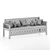 Elegant Comfort: Classic Sofa 3D model small image 4