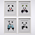 Playful Panda Frames 3D model small image 1