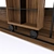 Literatura Open: Elegant Bookcase by Punt Moble 3D model small image 2