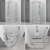 Radaway Essenza: Stylish Shower Enclosures and Doors 3D model small image 3