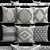 Cozy Cushion Collection 3D model small image 1