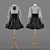 3ds Max Marvelous Designer Evening Dress 3D model small image 1