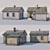 Title: Vintage Single-Story Homes 3D model small image 3