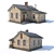 Title: Vintage Single-Story Homes 3D model small image 5