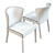 Modern Grey Leather Dining Chair 3D model small image 4