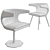 Stylish Stouby Frost Chair: Nordic Elegance 3D model small image 2
