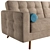 Nappa Convertible Sofa: Comfort, Style, and Versatility 3D model small image 3