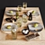 Elegant Tableware Set 014 3D model small image 1