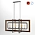 Modern Cube Chandelier 3D model small image 1