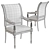 Elegant Regency Armchair 3D model small image 2