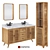 Harper Vanity Combo: Classic American Style 3D model small image 1