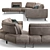  Elegant Assago Sofa by Nicoline 3D model small image 2