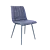 Velvet Grey Dublin Chair 3D model small image 1