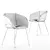 Elegant Feston Armchair: Modern Design 3D model small image 2